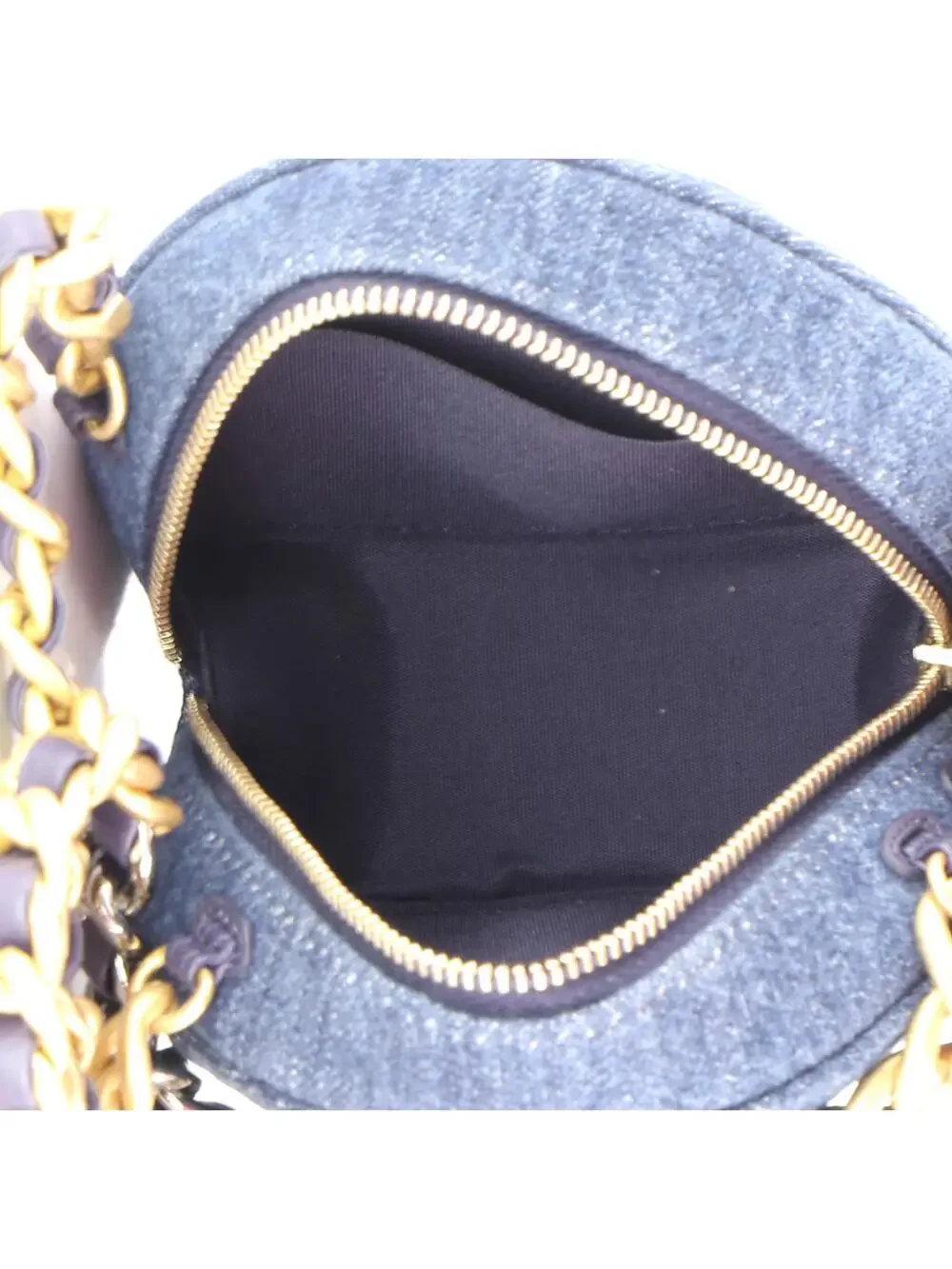 Chanel 19 Round Clutch With Chain #299253C26B